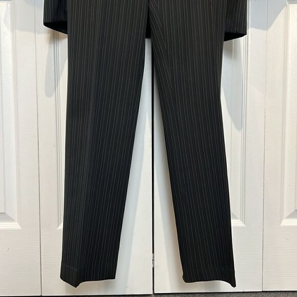 Buffalo David Bitton Women’s Black Pinstripe Suit|| Blazer Sz M/L, Pants Sz 30 - Picture 10 of 16